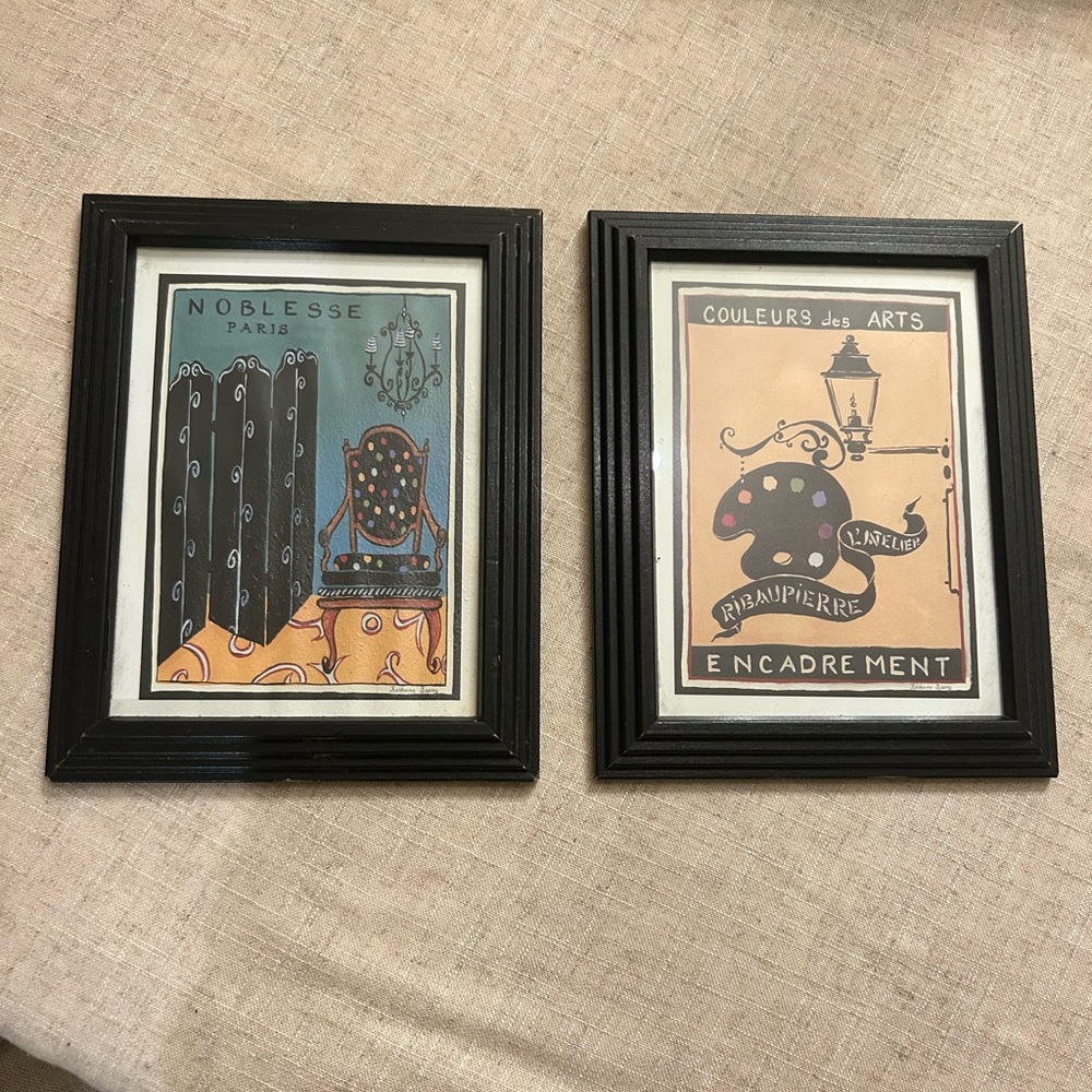 Pair of Vintage Katharine Gracey Framed Prints.
